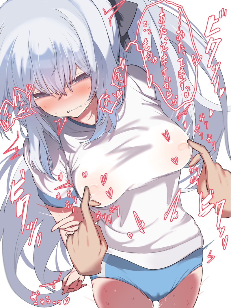 【二次】乳首で感じる女子たちの乳首責めエロ画像 Part７