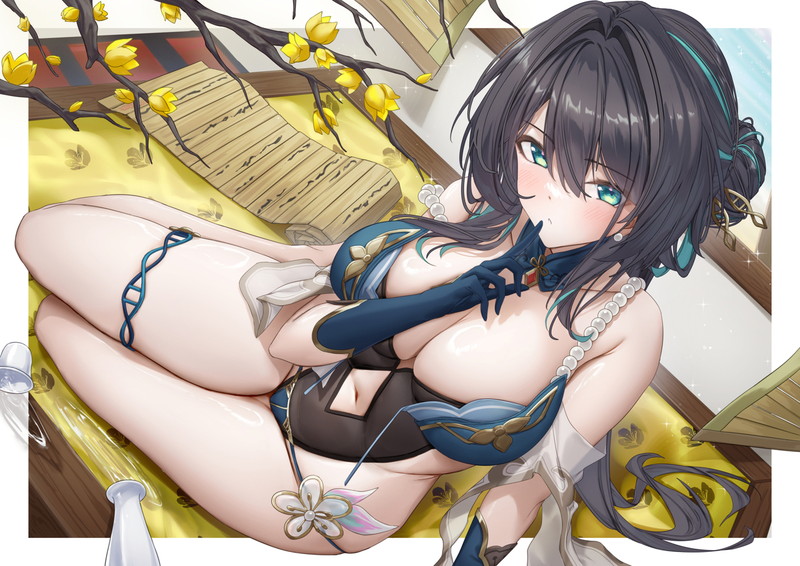 【二次】太ももがエッチな女の子のエロ画像 Part４８