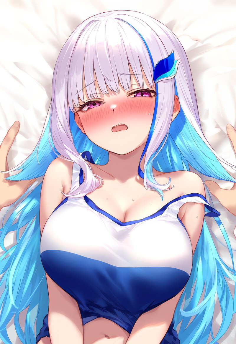 【二次】期待が高まる仰向け、寝そべり状態のエロ画像 Part６３