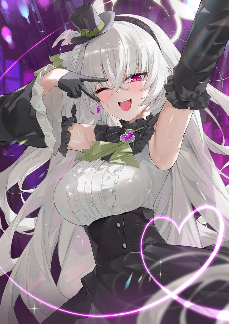 【二次】手袋やロンググローブを付けたコスエロ画像 Part３３