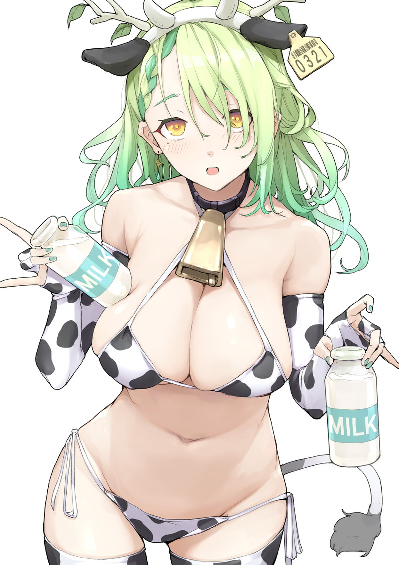 【二次】スケベな牛柄ビキニのエロ画像 Part１８