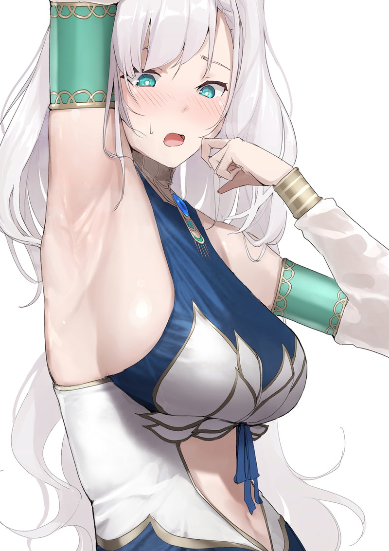 【二次】白髪、銀髪の女の子のエロ画像 Part８４