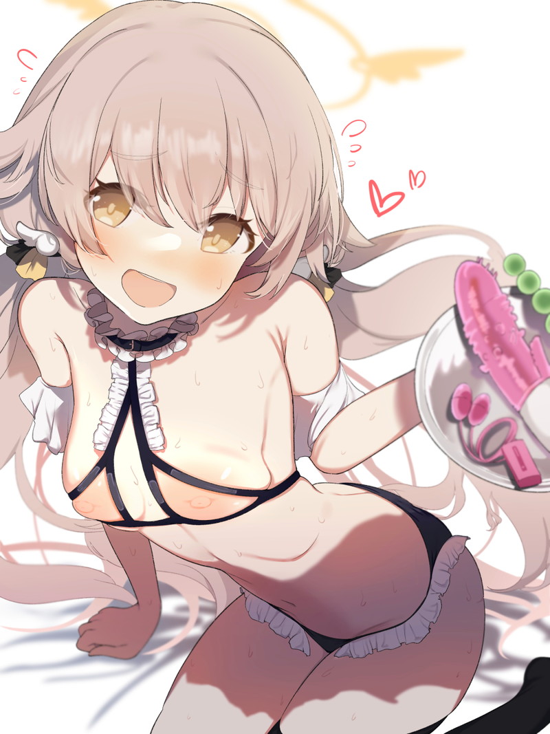 【二次】胸やオマンコ部分に穴が開いた格好をした女の子のエロ画像 Part２５