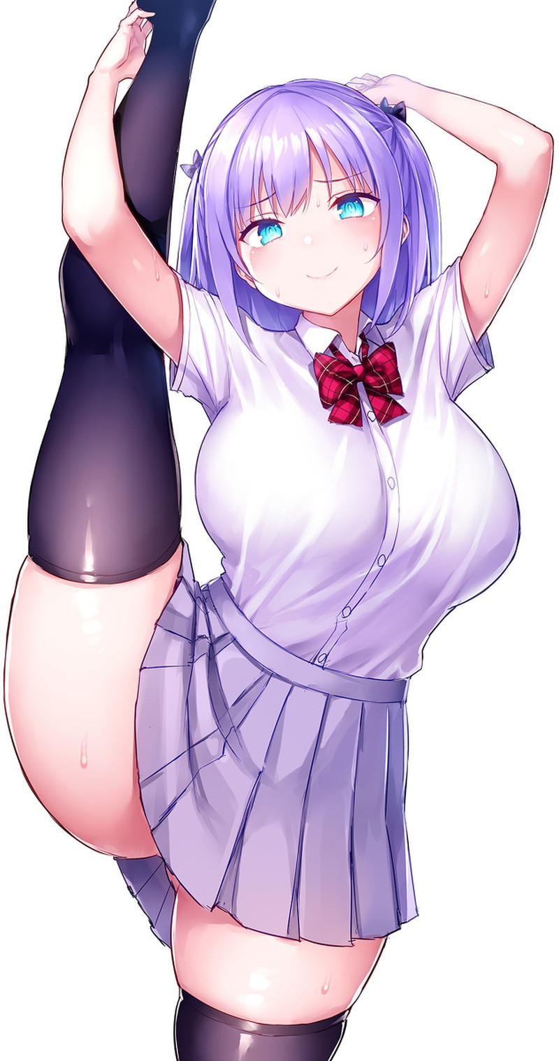 【二次】紫髪の女の子のエロ画像 Part３３