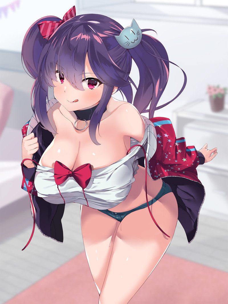 【二次】紫髪の女の子のエロ画像 Part３３