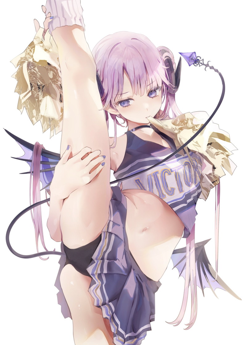【二次】紫髪の女の子のエロ画像 Part３３