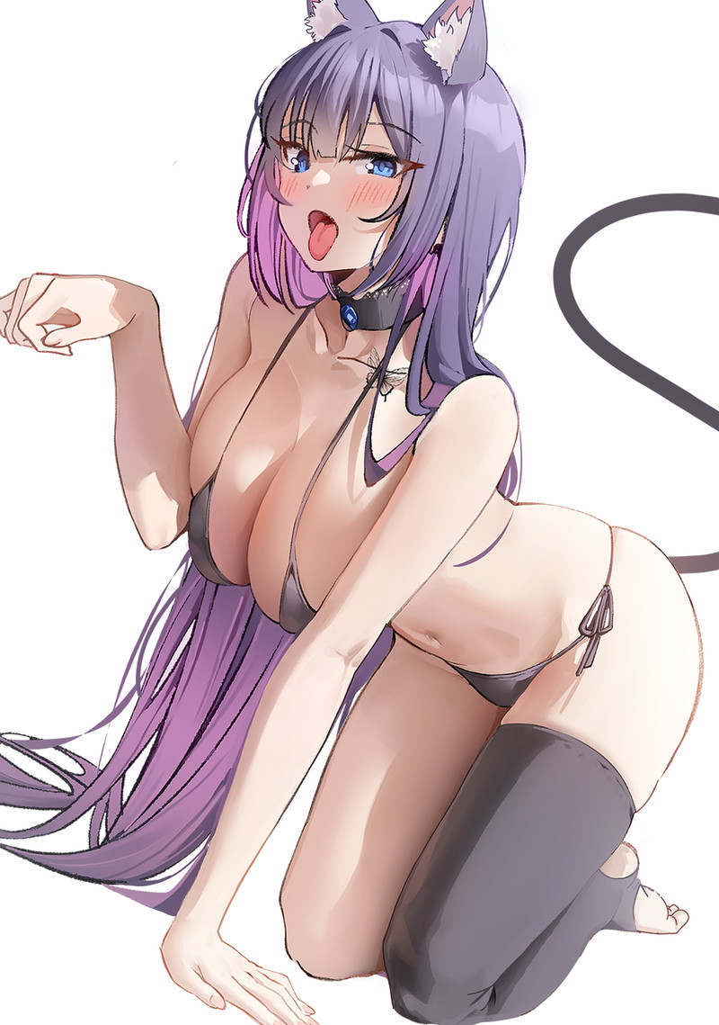 【二次】紫髪の女の子のエロ画像 Part３３