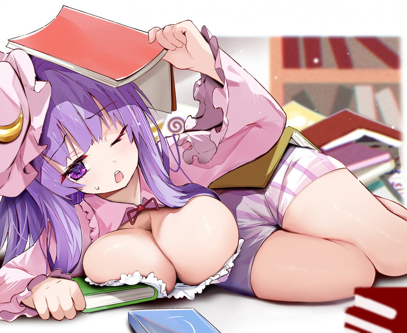 【二次】紫髪の女の子のエロ画像 Part３３