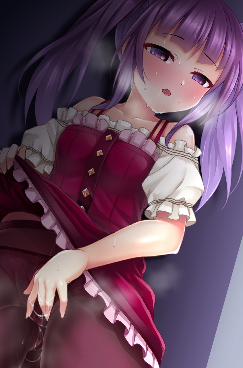 【二次】紫髪の女の子のエロ画像 Part３３