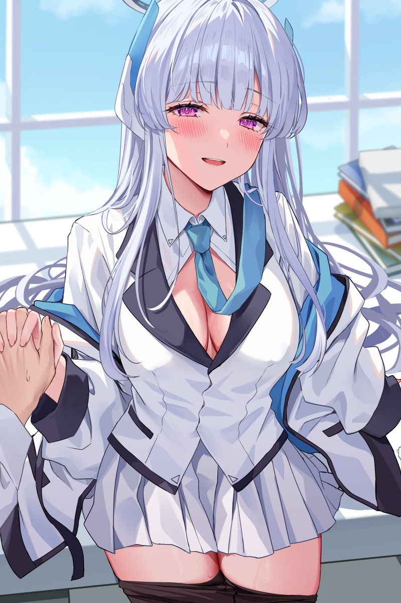 【二次】服や下着が脱げかかっている女の子たちのエロ画像 Part４４