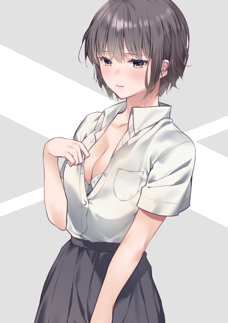 【二次】胸の谷間がエロい格好の女の子たちのエロ画像 Part２１