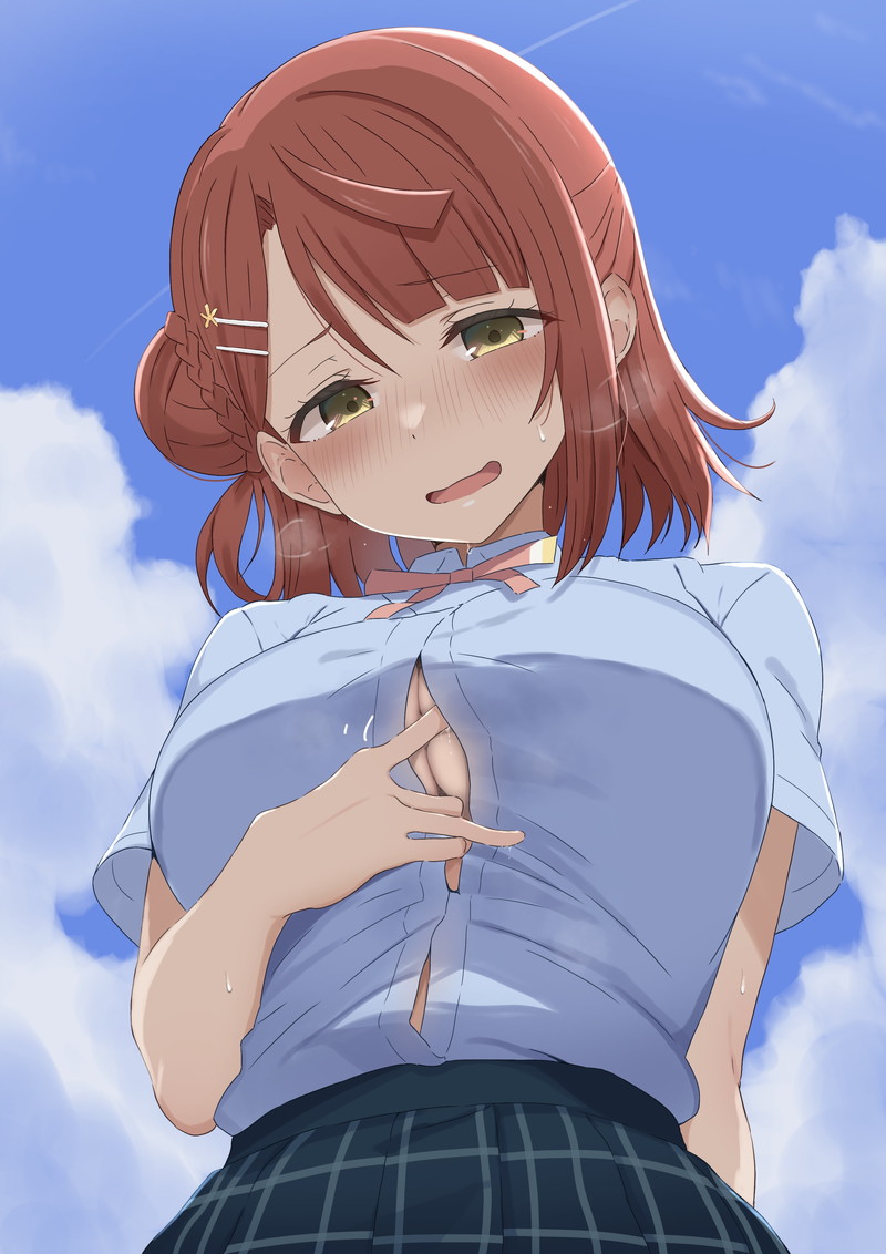 【二次】胸の谷間がエロい格好の女の子たちのエロ画像 Part２１