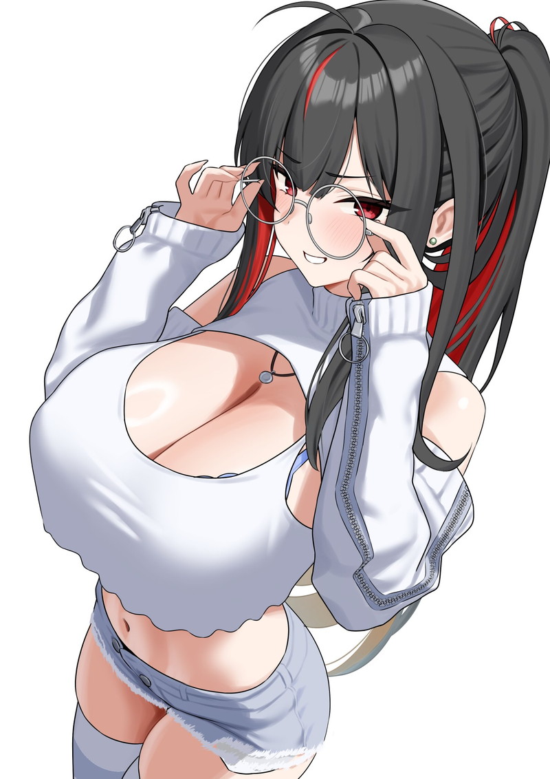 【二次】胸の谷間がエロい格好の女の子たちのエロ画像 Part２１