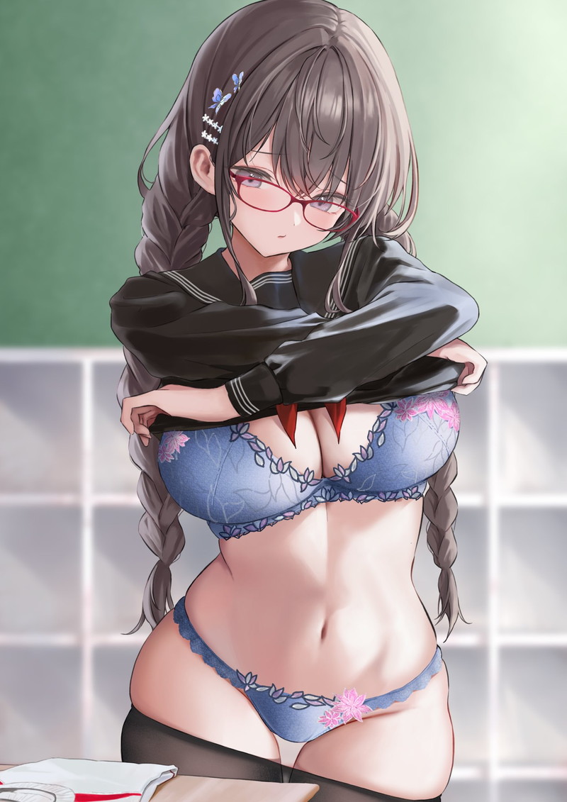 【二次】赤面、恥じらいエロ画像 Part１６９【まとめ】