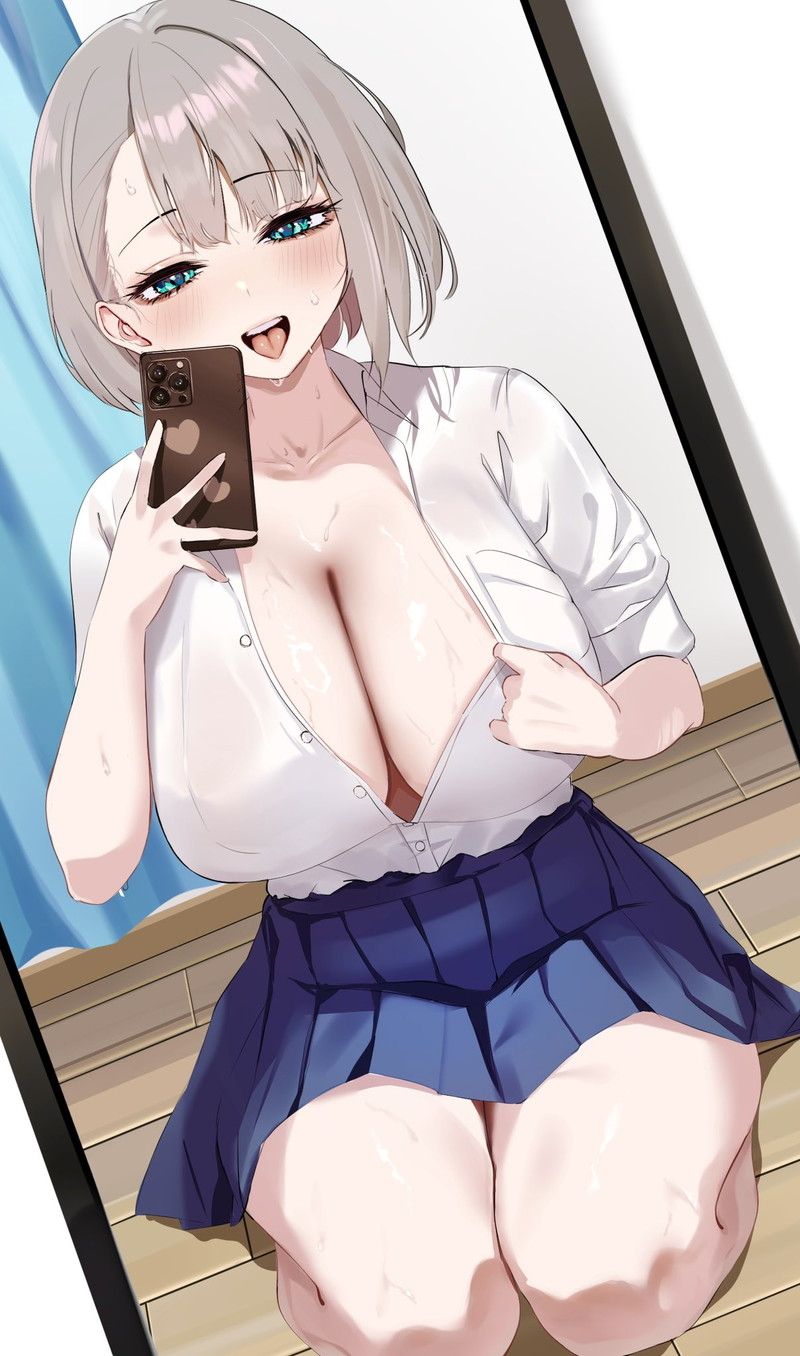 【二次】抜ける長乳、垂れ乳のエロ画像まとめ Part２２