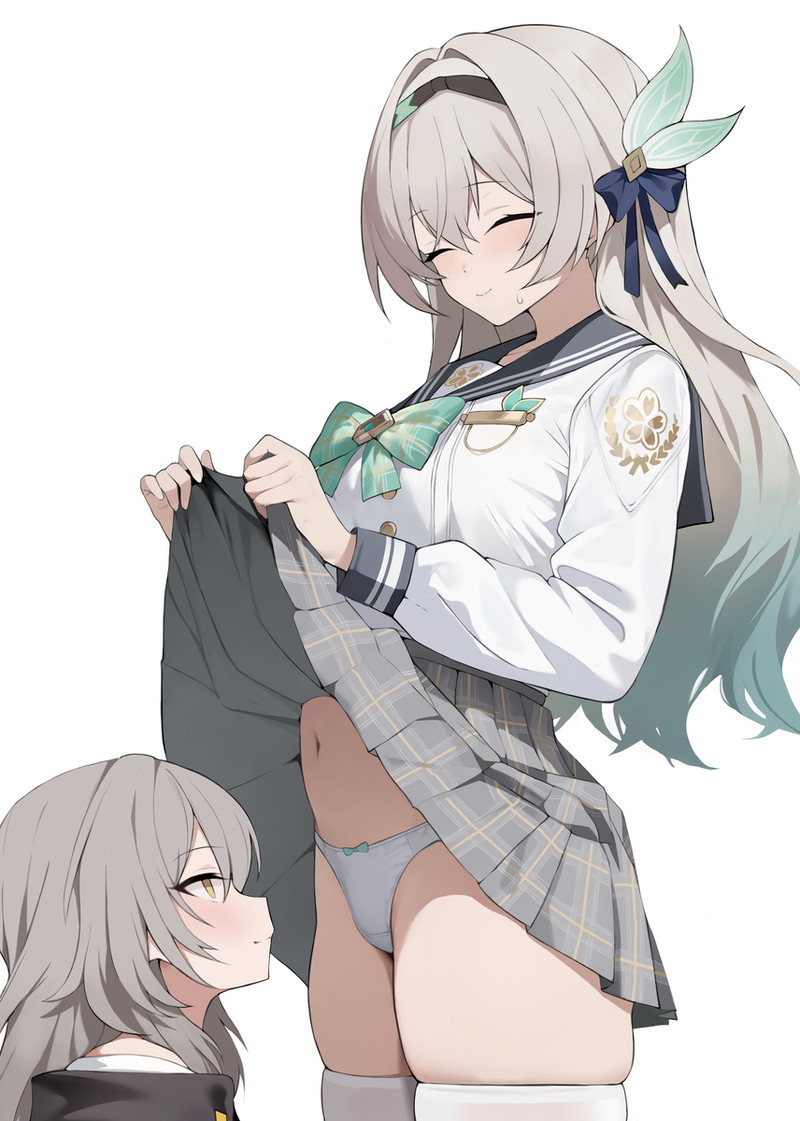 【二次】自分で服を捲って下着や身体を見せるたくし上げエロ画像 Part１６