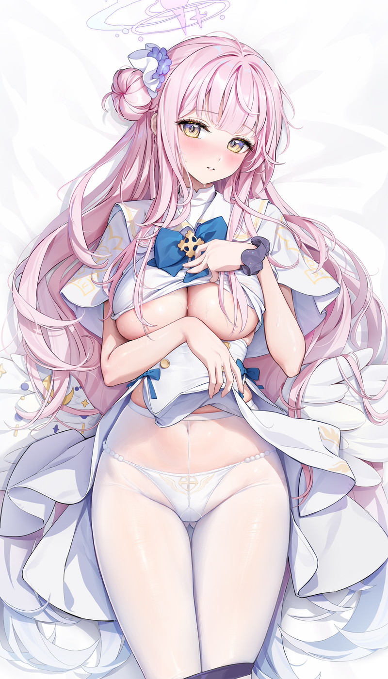 【二次】自分で服を捲って下着や身体を見せるたくし上げエロ画像 Part１６