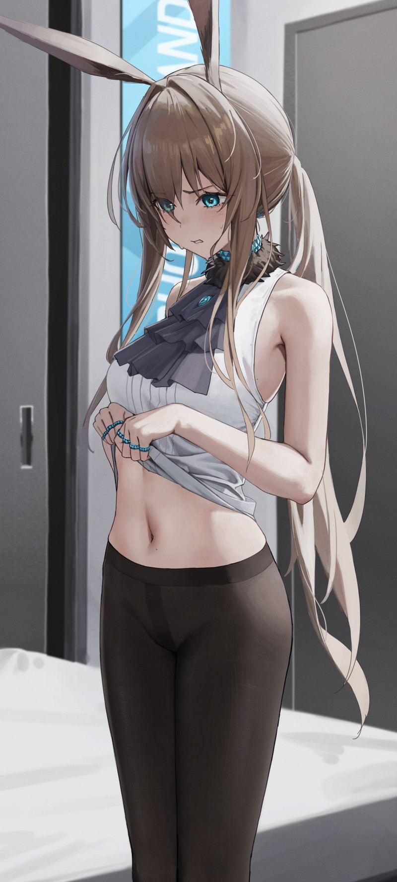 【二次】自分で服を捲って下着や身体を見せるたくし上げエロ画像 Part１６