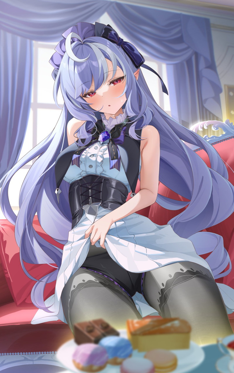 【二次】自分で服を捲って下着や身体を見せるたくし上げエロ画像 Part１６