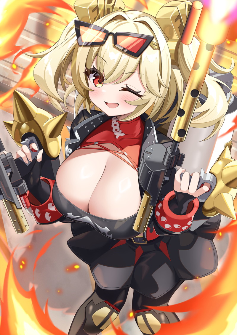 【二次】ウィンクしてる女の子のエロ画像まとめ Part２２