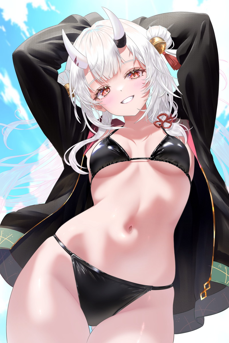 【二次】テカテカな金ビキニやエナメル素材コスチュームのエロ画像 Part１５