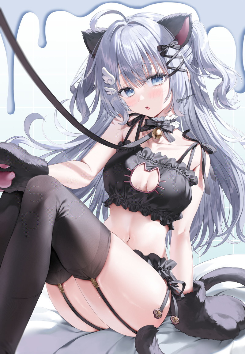 【二次】エッチなガーターベルトを付けた女子たちのエロ画像 Part１０