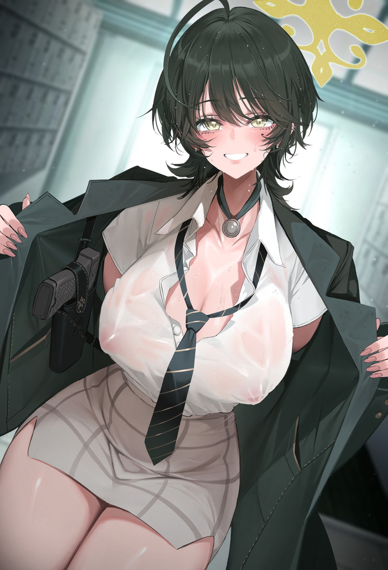 【二次】濡れ透けやスケスケな服を着た女の子のエロ画像 Part４６