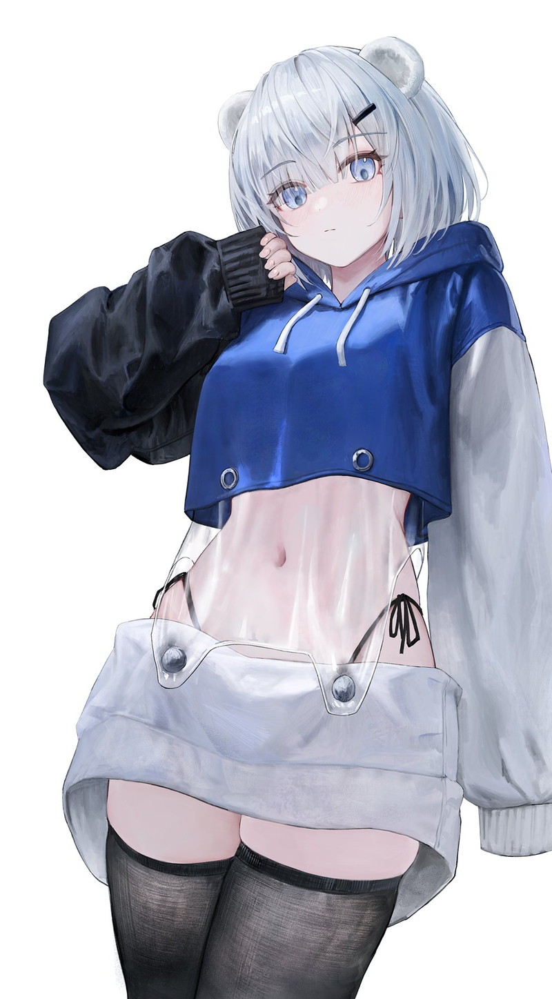 【二次】濡れ透けやスケスケな服を着た女の子のエロ画像 Part４６