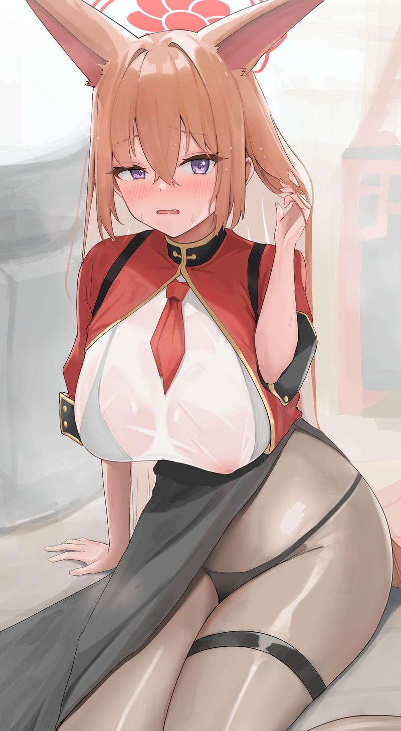 【二次】濡れ透けやスケスケな服を着た女の子のエロ画像 Part４６