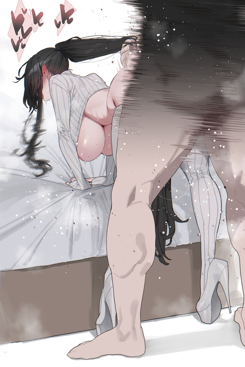 【二次】セーター、リブニットを着た女の子のエロ画像 Part２１