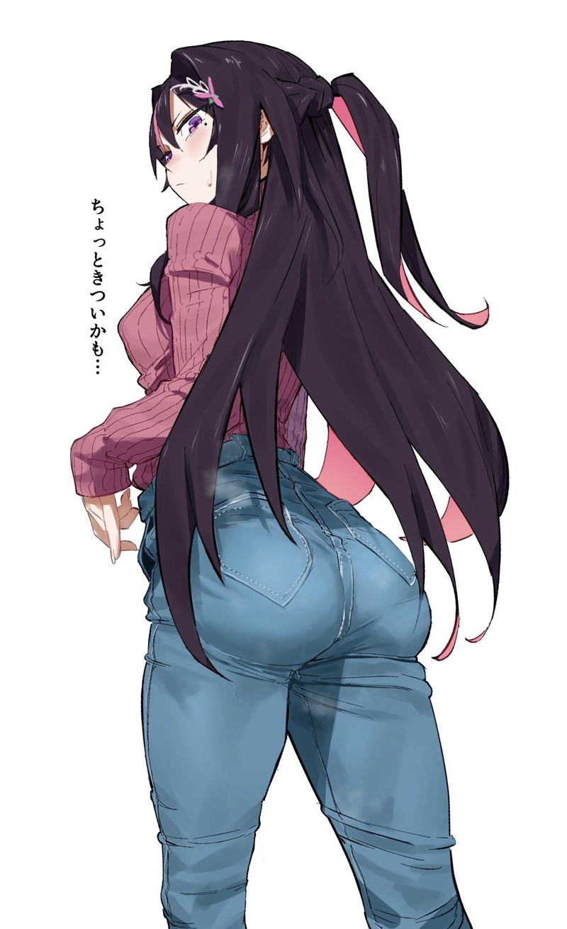 【二次】セーター、リブニットを着た女の子のエロ画像 Part２１