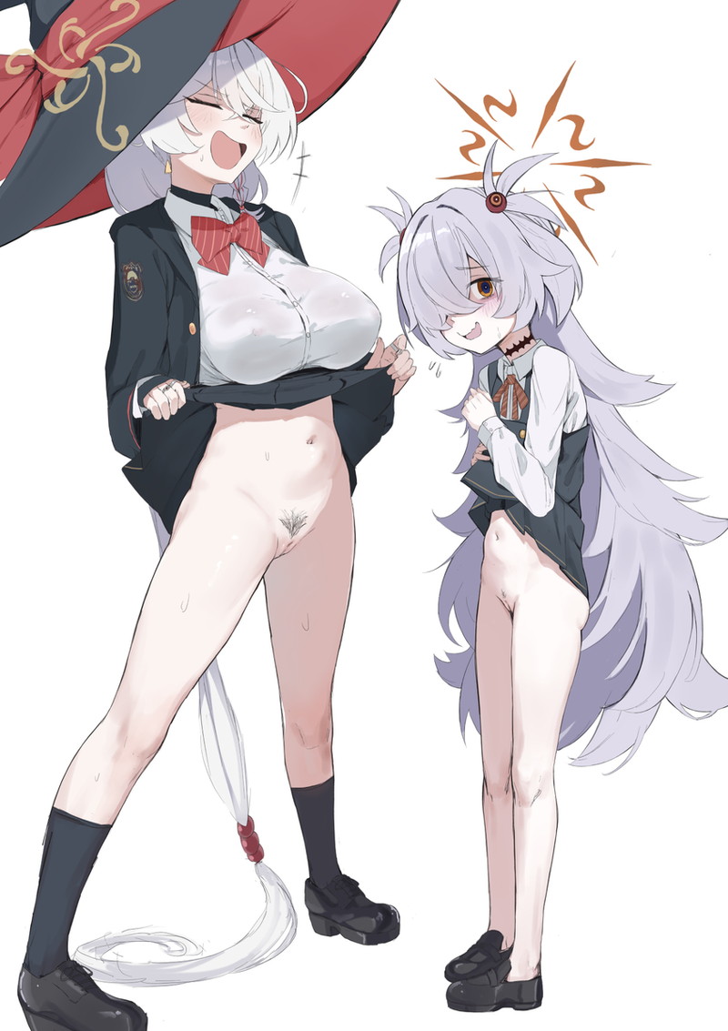 【二次】パンツを履いていないノーパン状態の女の子の画像 Part３５