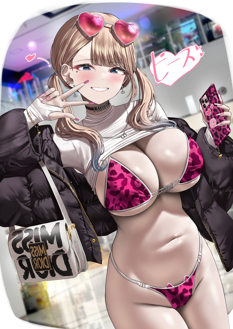 【二次】ピースサインをしている女の子たちのエロ画像 Part４５