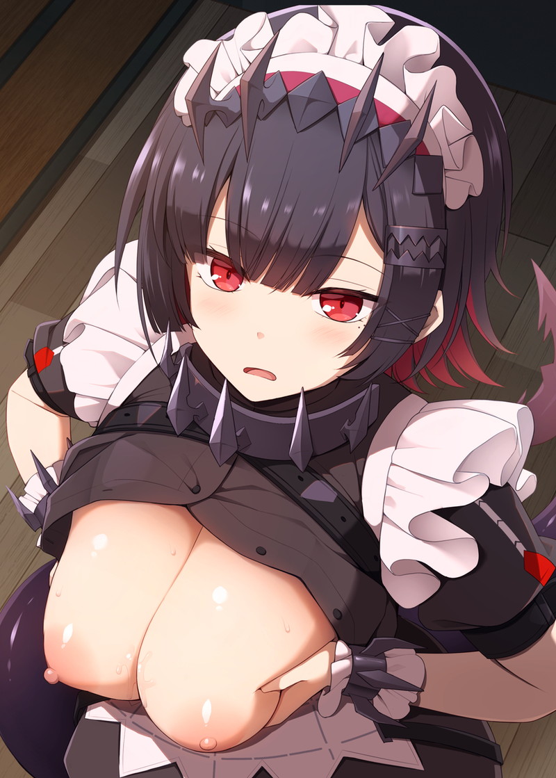 乳首ポロリ、おっぱい丸出しの二次エロ画像 Part２７