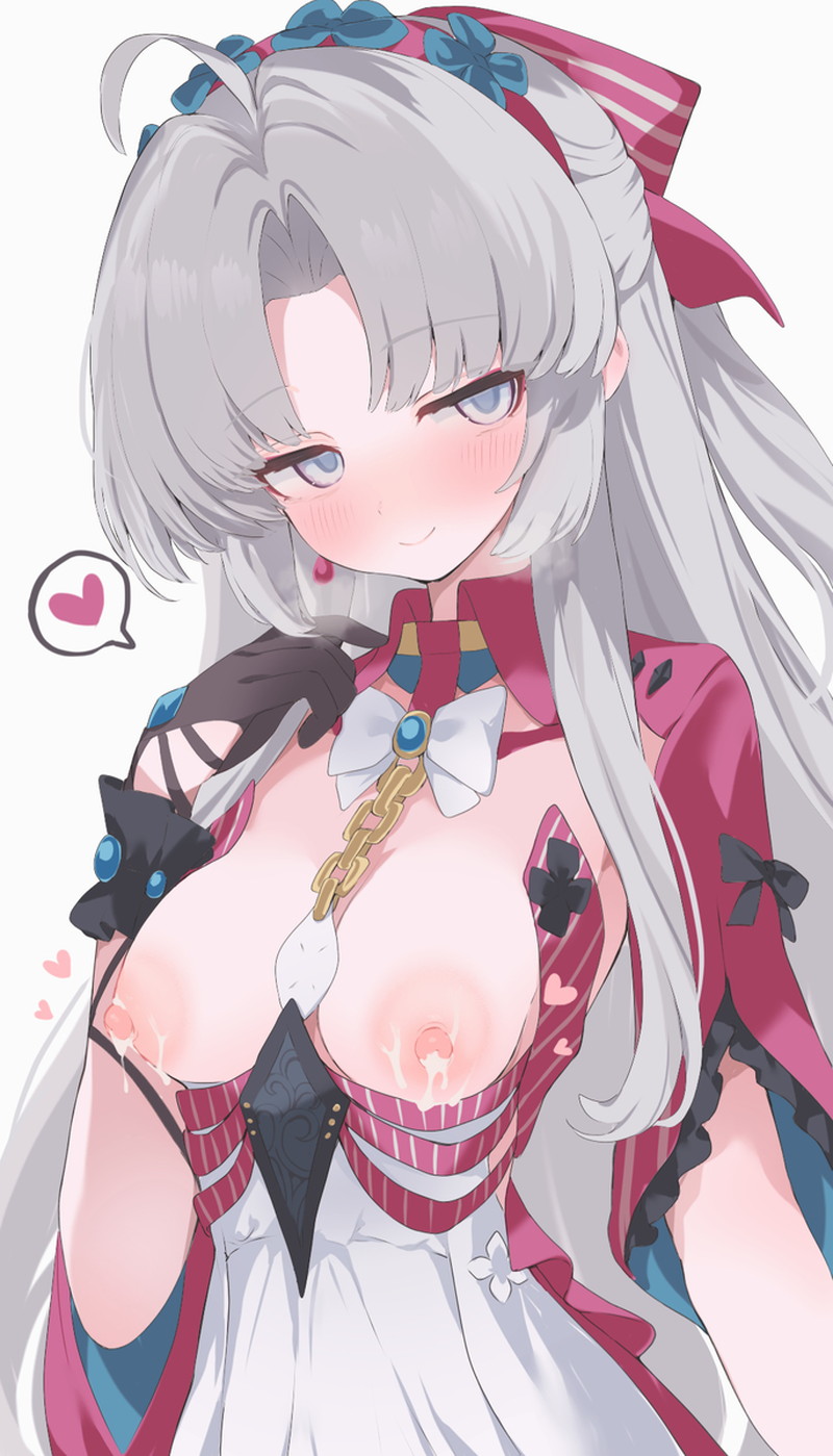 乳首ポロリ、おっぱい丸出しの二次エロ画像 Part２７