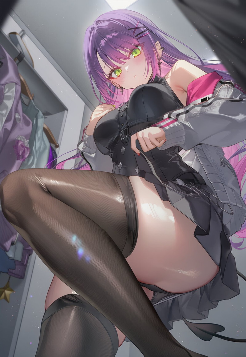 【二次】ローアングル、下から見上げているエロ画像 Part８７