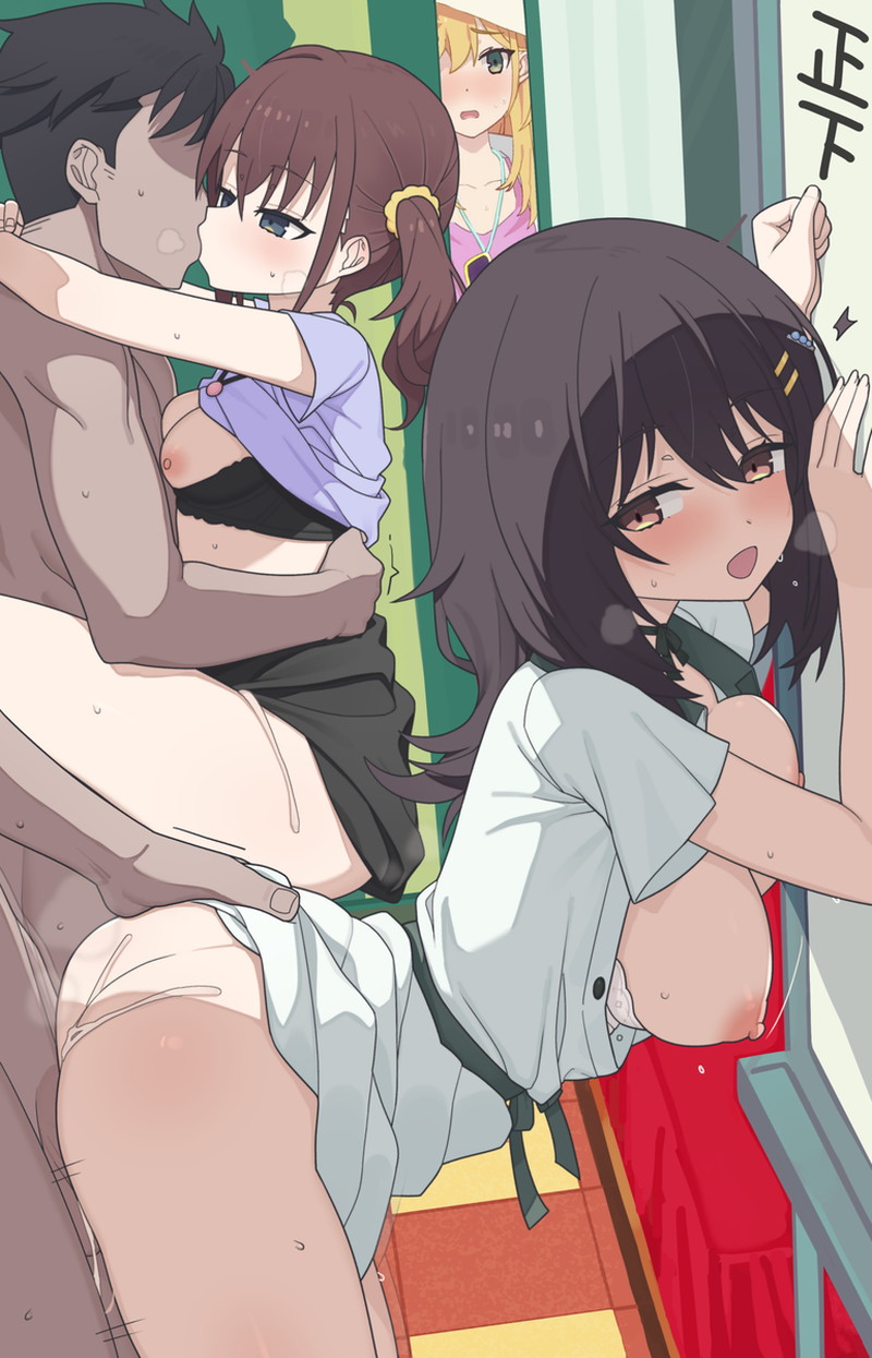 【二次】おっぱいが揺れてる乳揺れエロ画像まとめ Part２８