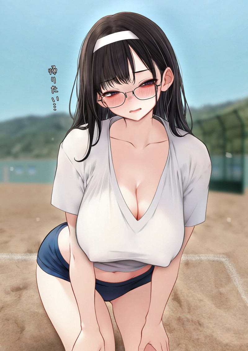 【二次】清楚、地味な見た目の女の子のエロ画像 Part５８