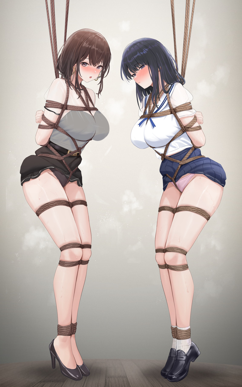 【二次】拘束、束縛された女の子のエロ画像まとめ Part２５