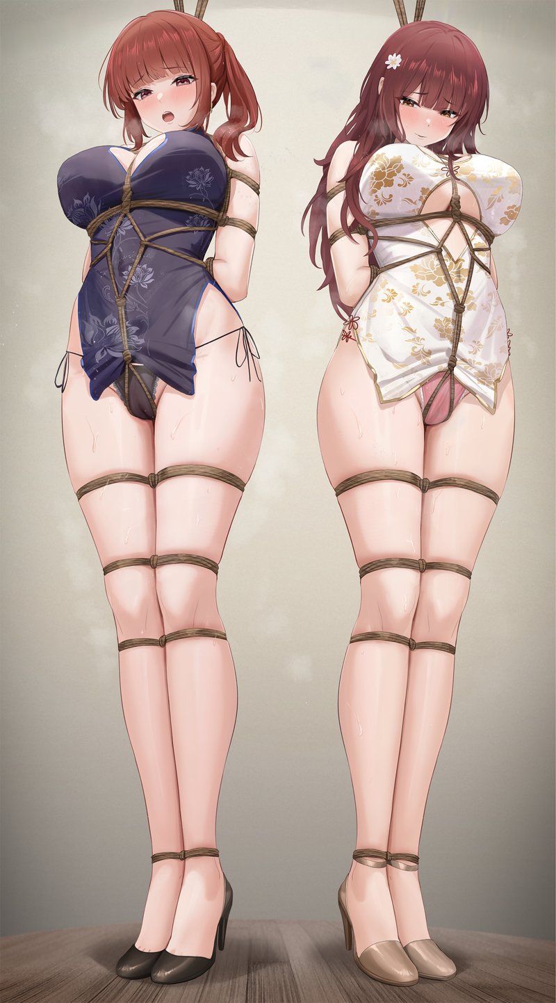 【二次】拘束、束縛された女の子のエロ画像まとめ Part２５