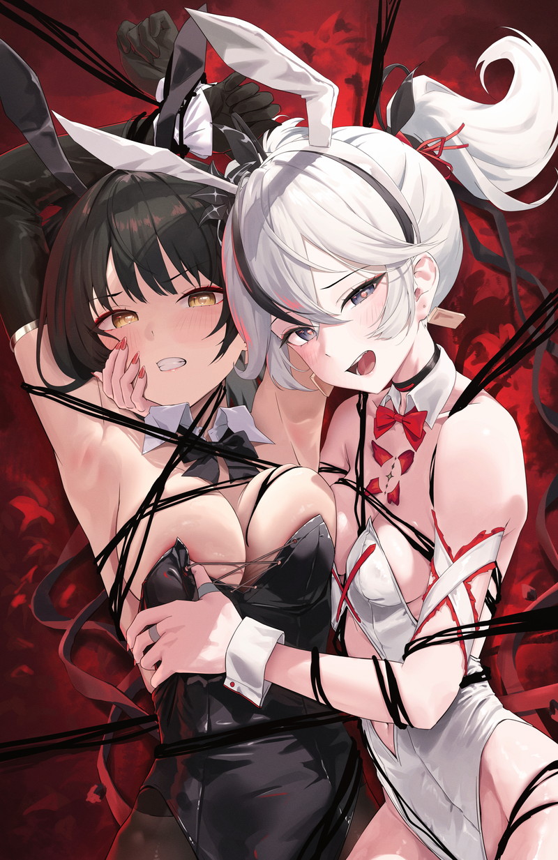 【二次】拘束、束縛された女の子のエロ画像まとめ Part２５