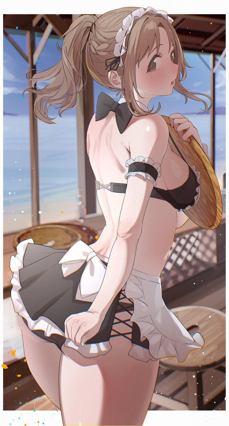 【二次】横乳、はみ出しおっぱいコスのエロ画像 Part７