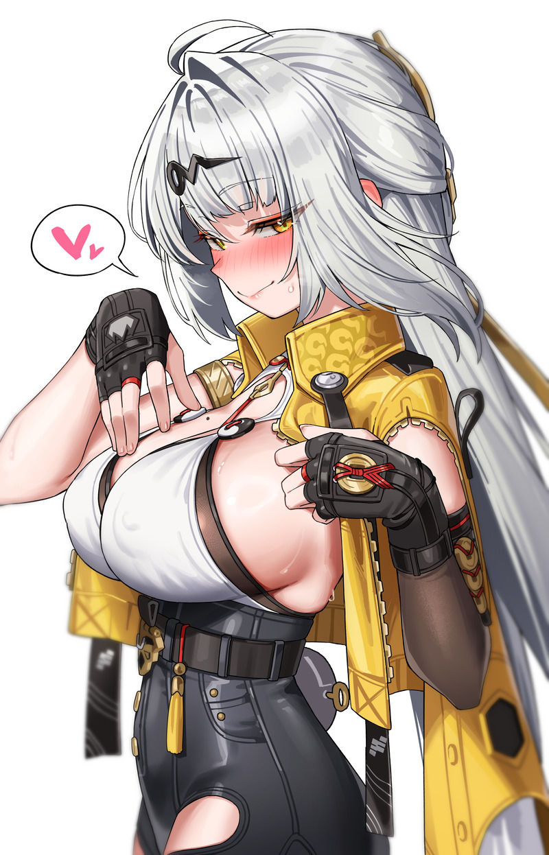 【二次】横乳、はみ出しおっぱいコスのエロ画像 Part７