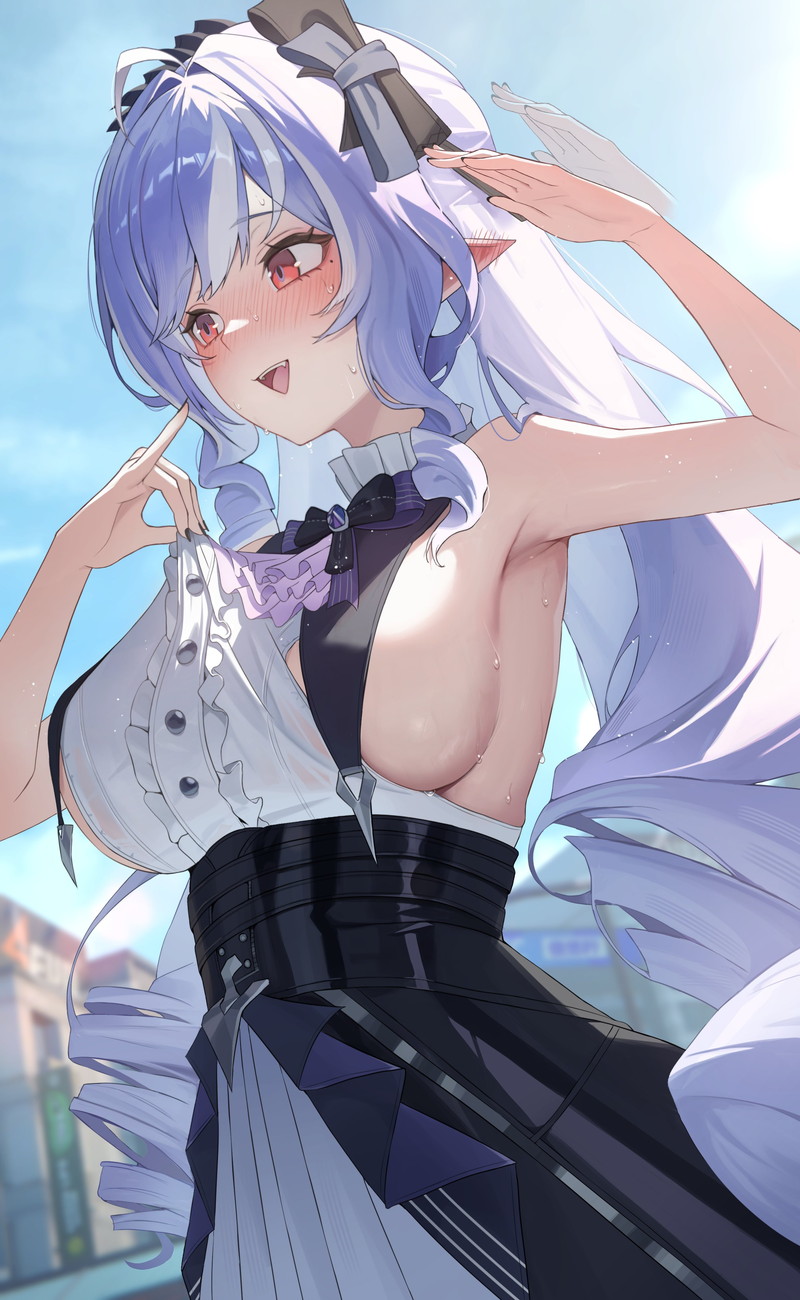 【二次】汗ばんだ肌や身体がエロい女の子の画像 Part３３