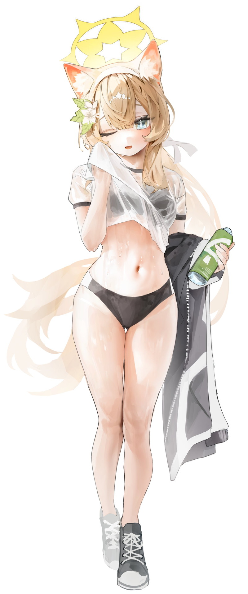 【二次】汗ばんだ肌や身体がエロい女の子の画像 Part３５