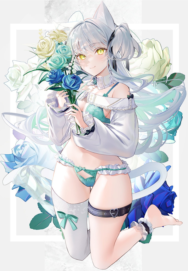 【二次】猫耳、狐耳などが生えたケモミミっ娘たちのエロ画像 Part１３０