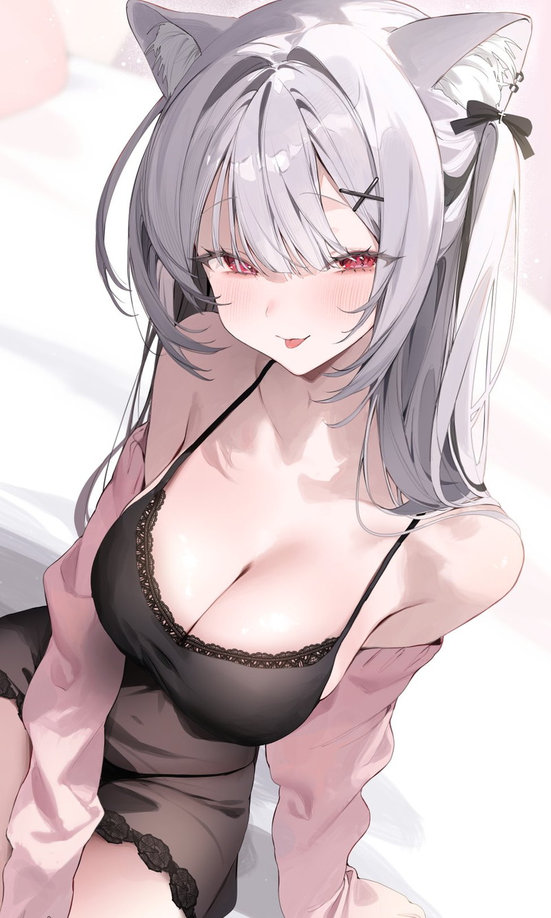 【二次】猫耳、狐耳などが生えたケモミミっ娘たちのエロ画像 Part１３１