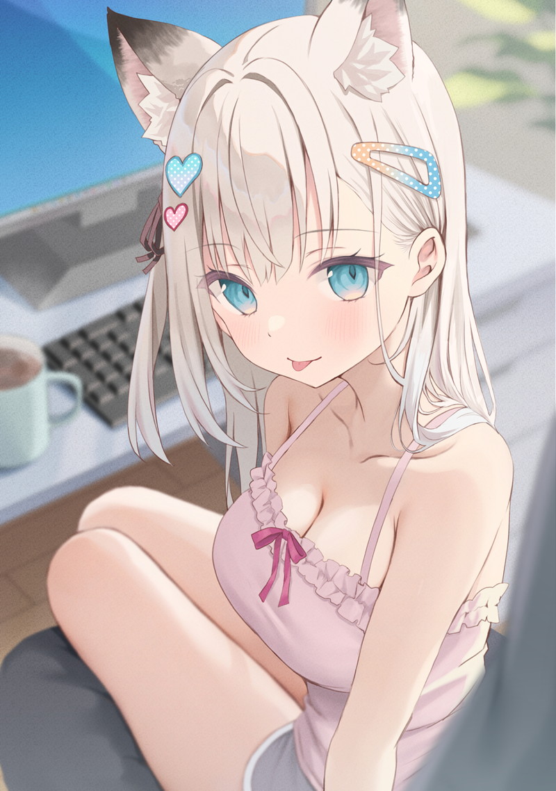 【二次】猫耳、狐耳などが生えたケモミミっ娘たちのエロ画像 Part１３１