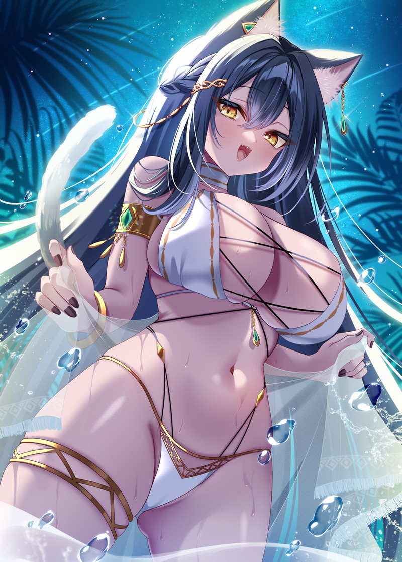 【二次】猫耳、狐耳などが生えたケモミミっ娘たちのエロ画像 Part１３１