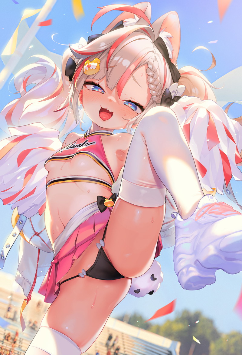 【二次】猫耳、狐耳などが生えたケモミミっ娘たちのエロ画像 Part１３２